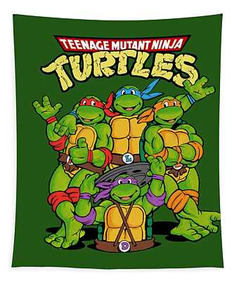Teenage Mutant Ninja Turtles TMNT Faces Handtuch Strandtuch 70 x 140 cm 86807 