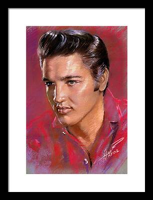 Elvis Presley Drawings Framed Prints