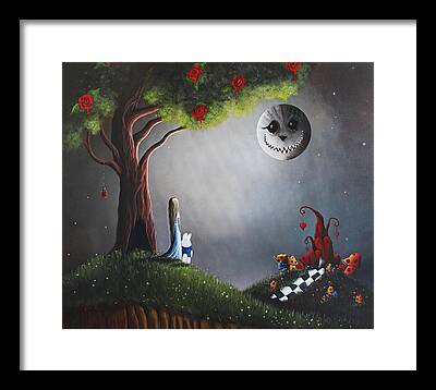 Alice In Wonderland Paintings Framed Prints