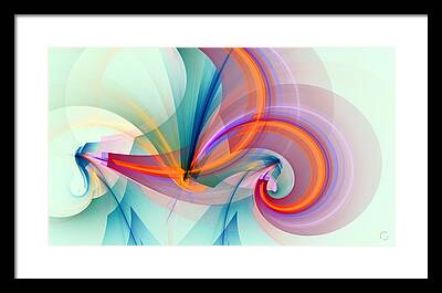 Generative Abstract Framed Prints