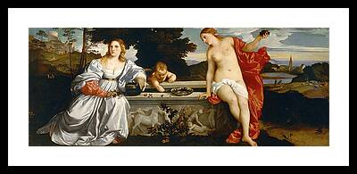 Titians Framed Prints