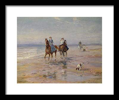 Sea Horses Dublin Framed Prints
