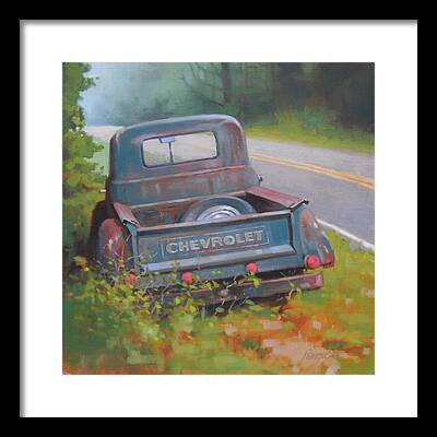 Old Country Roads Framed Prints