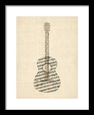 Sheet Music Framed Prints