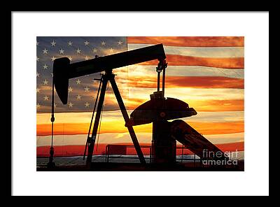 Oil-industry Framed Prints