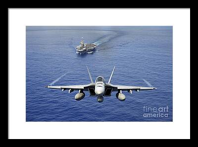 F-18 Framed Prints