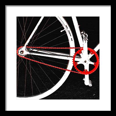 Bike Frame Framed Prints