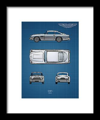Designs Similar to Blueprint Aston Martin DB5