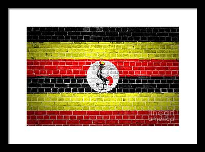 Uganda Tiles Digital Art Framed Prints