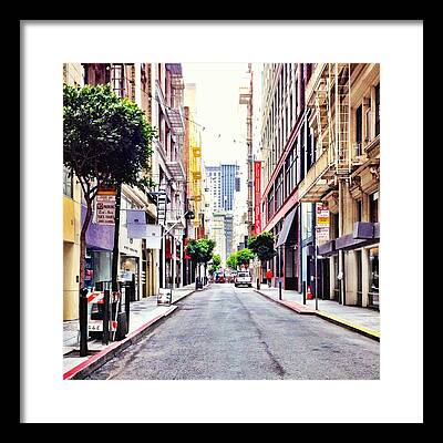 Street Scene Framed Prints