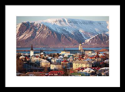 Reykjavik Framed Prints