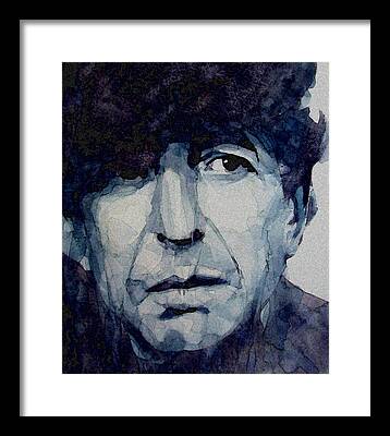 Leonard Cohen Framed Prints