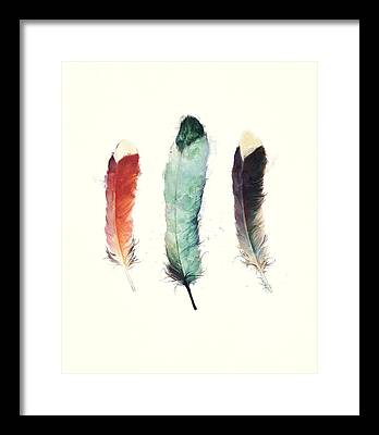Feather Framed Prints