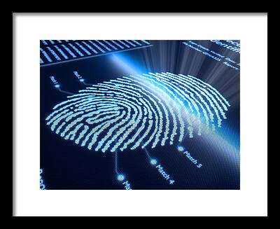 Fingerprint Framed Prints
