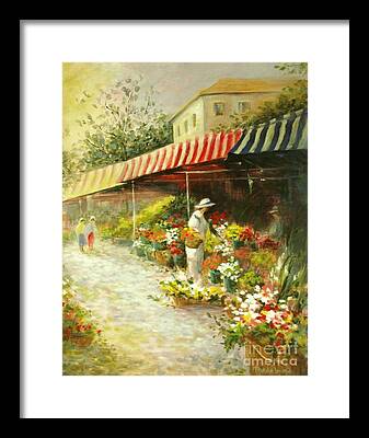 Selling Fowers Framed Prints