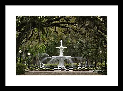 Wrought Iron Fence Framed Prints
