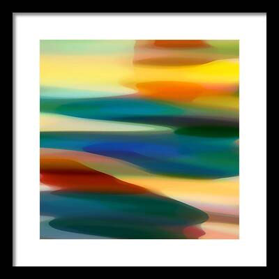 Abstract Forms Paintings Framed Prints