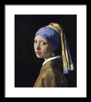Johannes Vermeer Framed Prints
