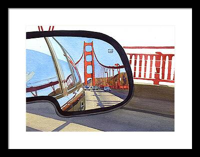 San Francisco Bay Paintings Framed Prints