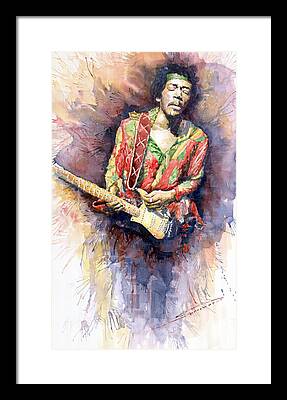 Jimi Hendrix Framed Prints