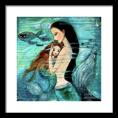 Mermaid Framed Prints