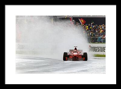 Schumacher Racing Photos Framed Prints