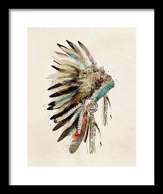 Native American Indian Framed Prints