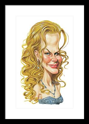 Nicole Kidman Framed Prints