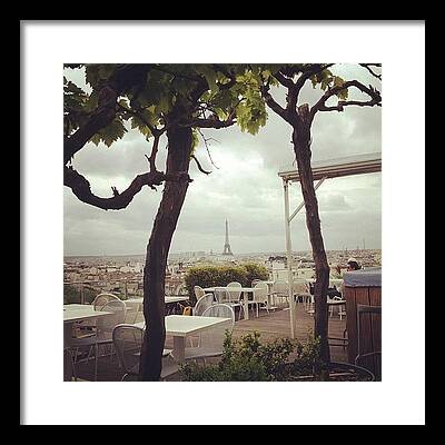 Paris Skyline Framed Prints