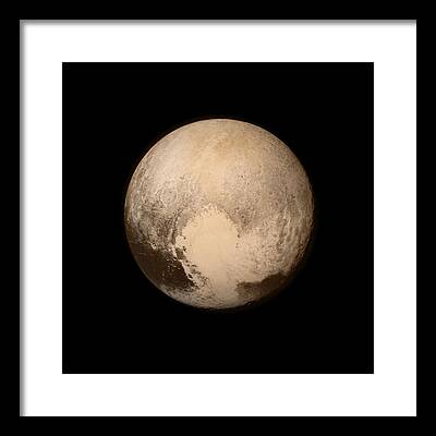 Pluto Framed Prints