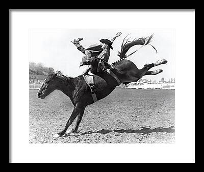 Texas Rodeo Framed Prints