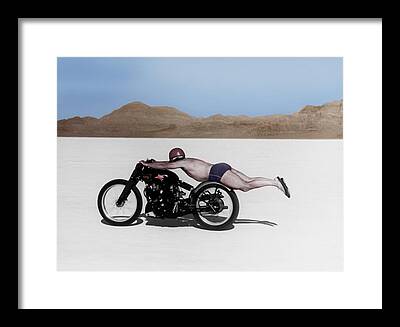 Vintage Motorcycle Framed Prints