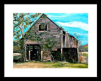Barn In Tennessee Paintings Framed Prints