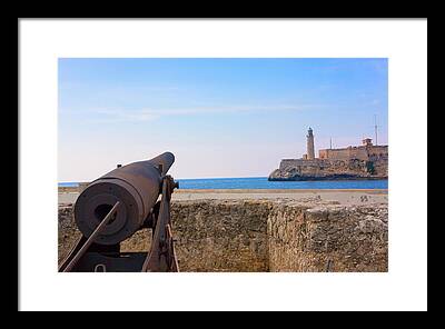 Morro Fort Cannons Framed Prints