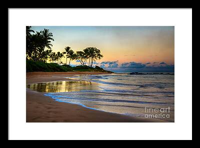 Keawakapu Beach Framed Prints
