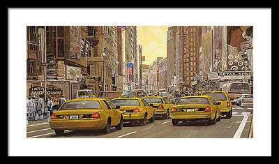 New York City Paintings Framed Prints