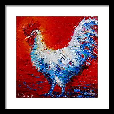 The Chicken Of Bresse Framed Prints