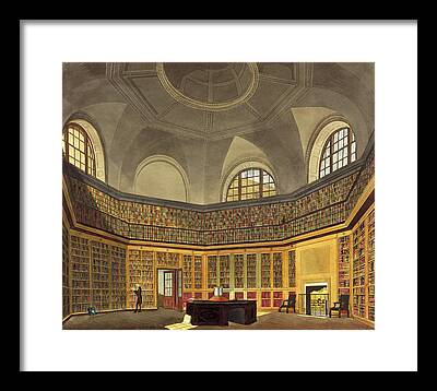 Library Drawings Framed Prints