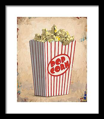 Popcorn Framed Prints