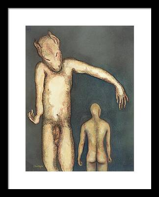 Frontal Nude Framed Prints