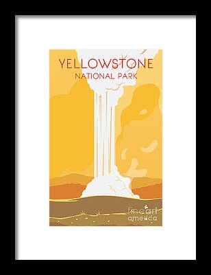 Designs Similar to Vector Retro Poster Yellowstone