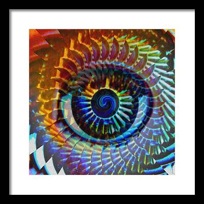 Hypnotic Abstract Framed Prints