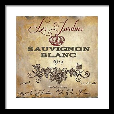 Sauvignon Blanc Framed Prints