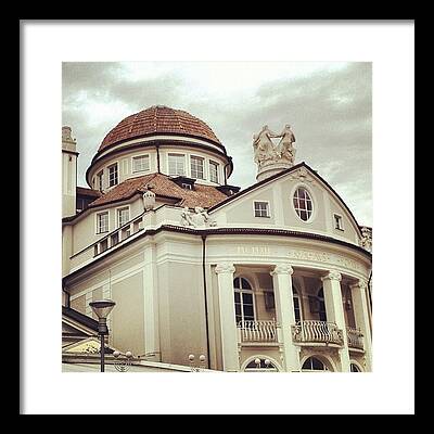 Town Houses Framed Prints