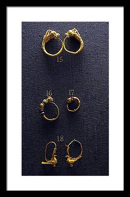 Lion-griffin Earrings Framed Prints