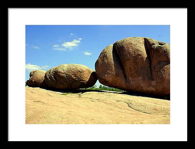 Elephant Rocks State Pare Framed Prints