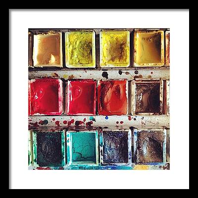 Paintbox Framed Prints