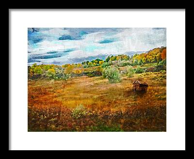 Brett Pfister Somewhere In September Epic Amazing Colors Landscape Digital Framed Prints