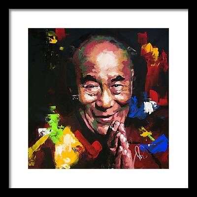 The Dalai Lama Framed Prints