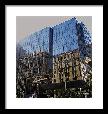 Streets Of Montreal Framed Prints